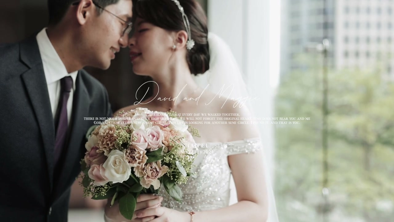 【 婚禮錄影 】David & Maggie Wedding Story＠寒舍艾美酒店